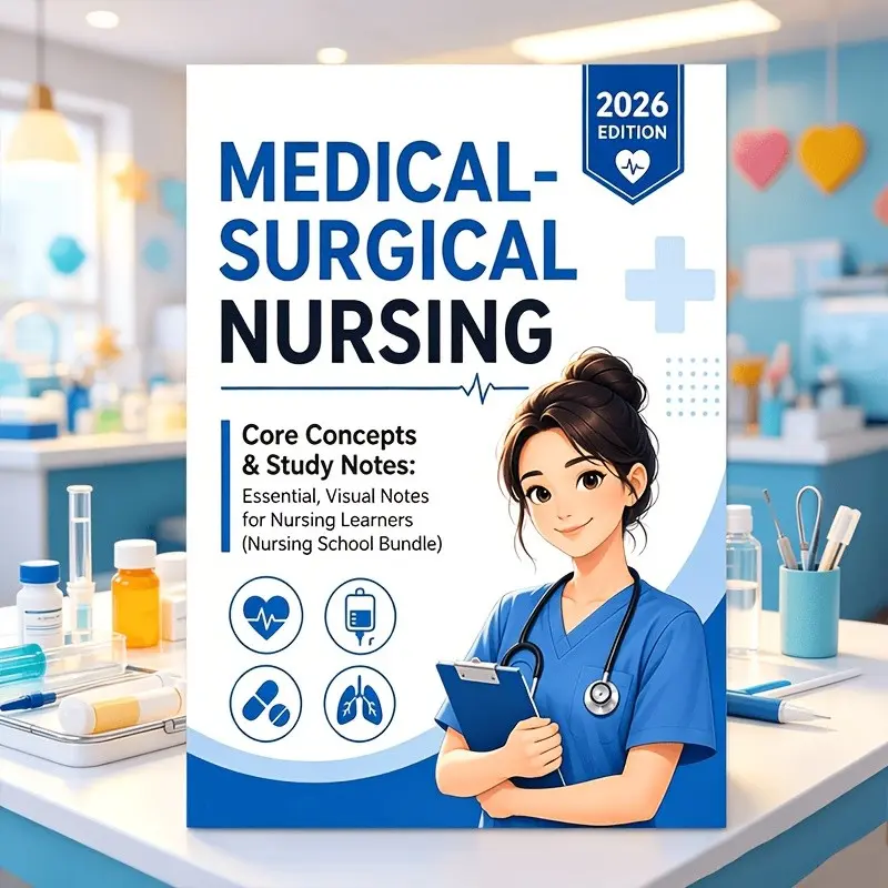 Nursing Success Bundle: Handwritten Notes, Ace Nursing School, Concise Content & Comprehensive Study Guide, Essential Resources for Students