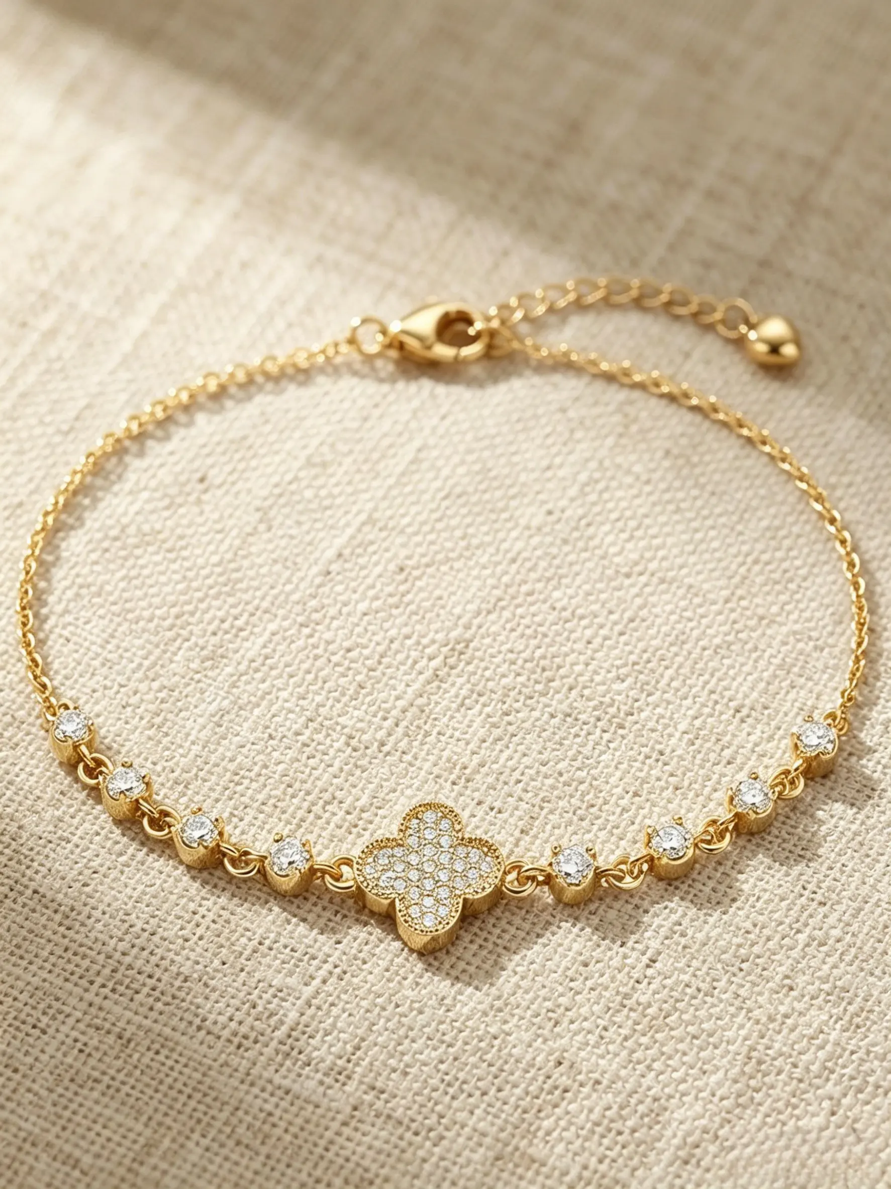 Elegant Leaf Print Ankle Bracelet, Copper Material, Non-Plated, No Choking Hazard, All Seasons Fashionable Jewelry Accessories, Perfect for Commute