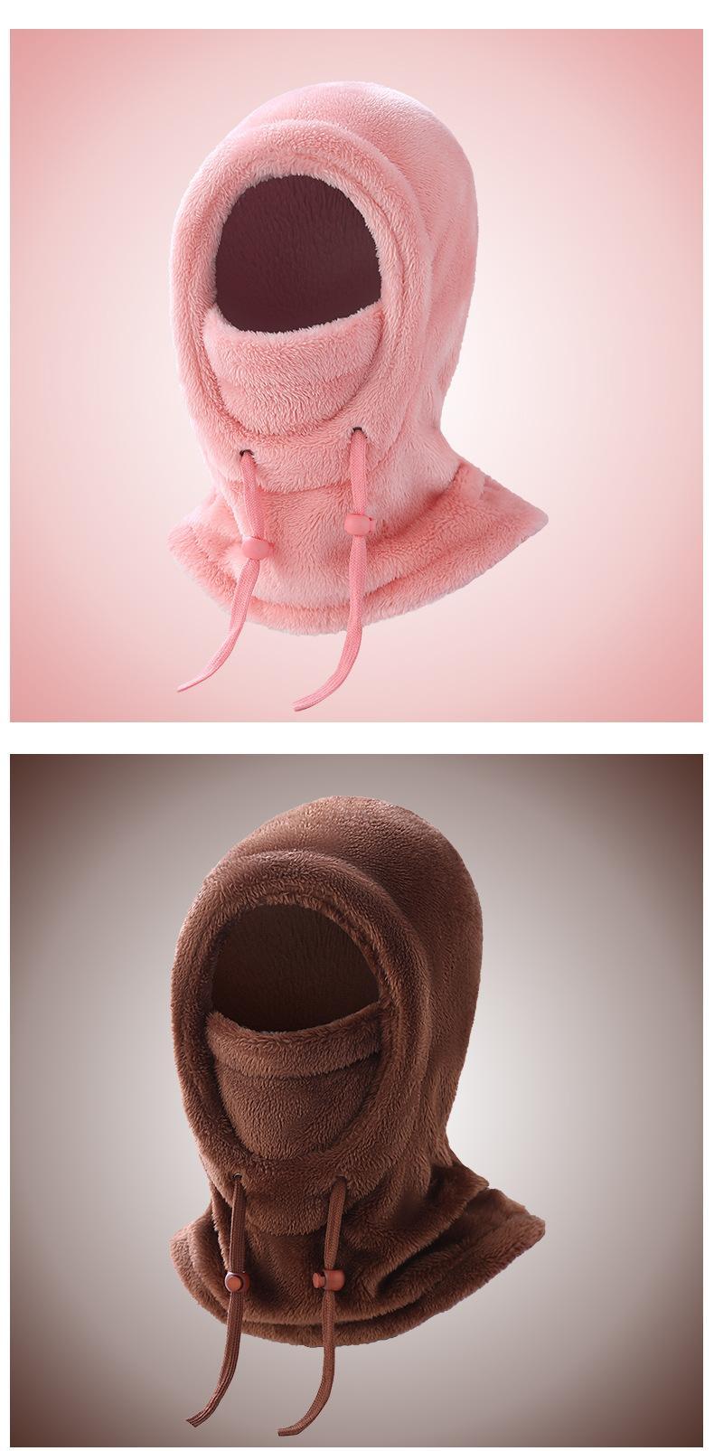 Balaclava Windproof Winter Face Mask Warm Fleece Ski Mask for Men & Women Cold Weather Motorcycle Cycling Neck Warmer Adjustable Fit