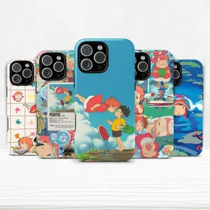 "Ponyo on the Cliff by the Sea" (Ponyo) Dual-Layer Phone Case – Compatible with iPhone 11–17 Pro Max/Plus Series and Samsung Galaxy S23– Series