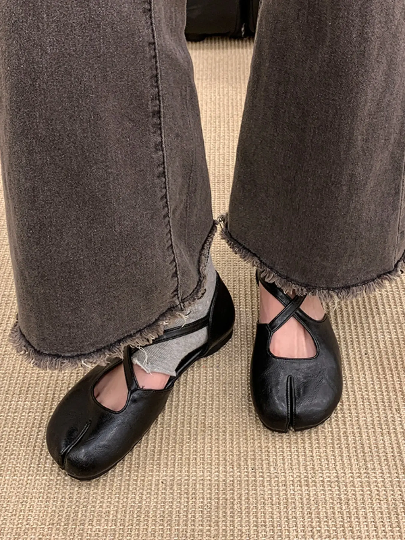 Women's Comfortable Flat Ballet Shoes, Elegant Round Toe PU Leather, All-Season Office & Commute Footwear, Versatile Daily Wear, Balletcore Flats, Ballerina Flats