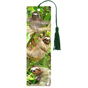 Sloths 3-D Bookmark (Lenticular Bookmark) - Hardcover