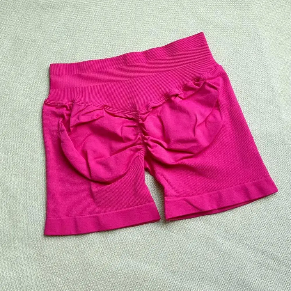 Impacts Shorts Set Workout Scrunch Shorts Sets Halter Sports Fitness Clothes Gym Suit Scrunch Shorts
