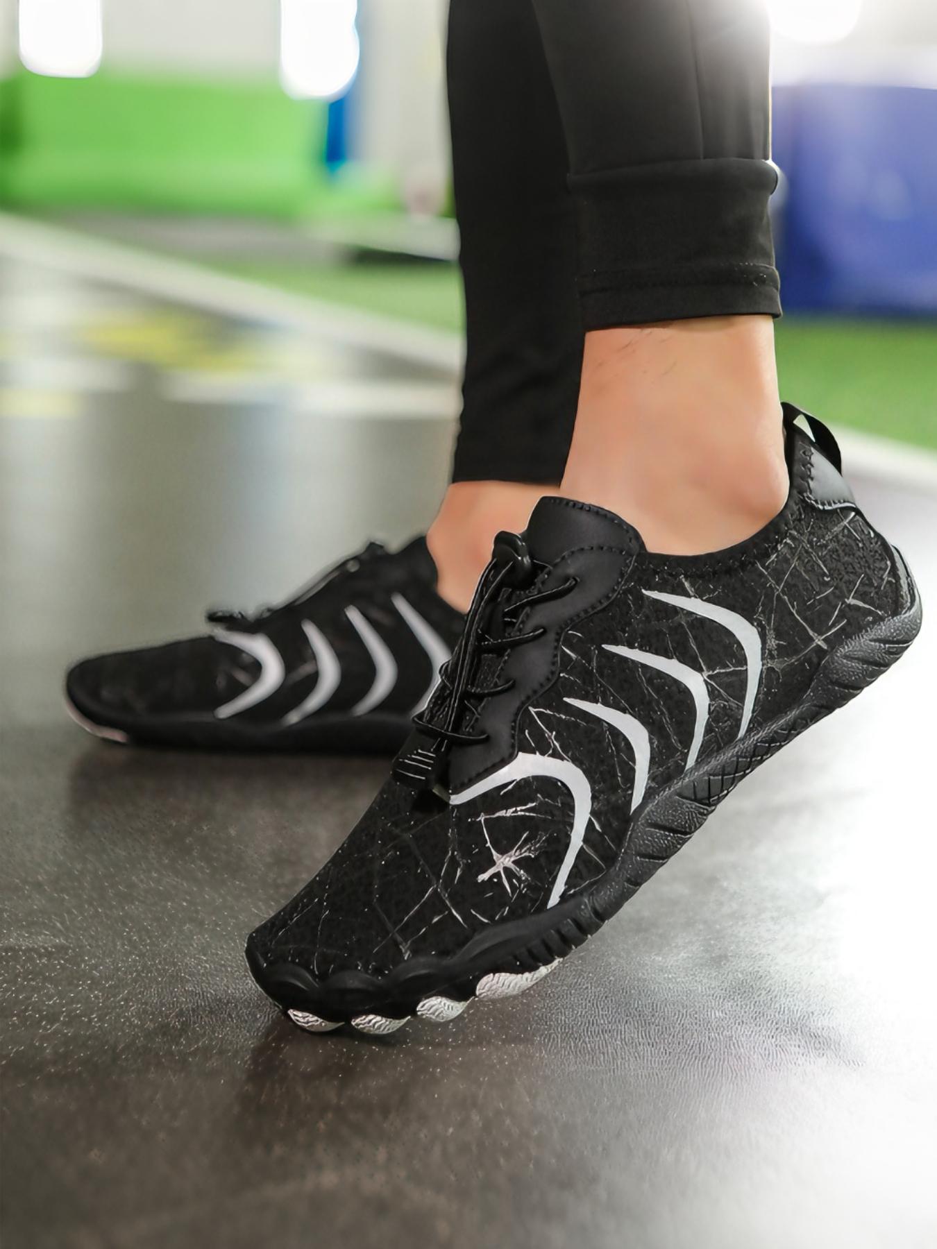 Outdoor Five-Finger Hiking Shoes, Water Beach Sandals, Barefoot Diving Single Shoe, Swimming Fitness Cycling Mountain Climbing Lightweight Breathable Sport Casual Water Shoes, Mesh Water Shoes