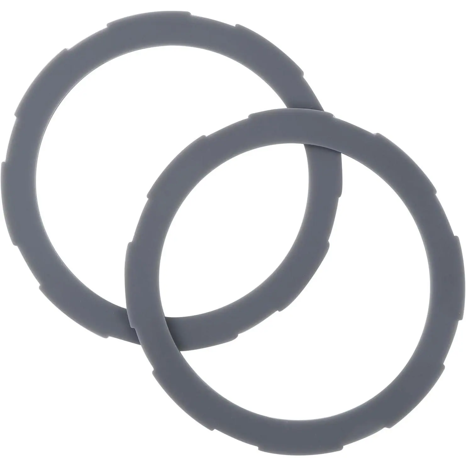 2 Packs Blender Gaskets 182341-000-842, Silicone Rubber Sealing O-ring, Premium Replacement Parts Compatible with Oster Pro 1200 Blender, Gray