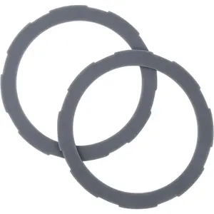 2 Packs Blender Gaskets 182341-000-842, Silicone Rubber Sealing O-ring, Premium Replacement Parts Compatible with Oster Pro 1200 Blender, Gray