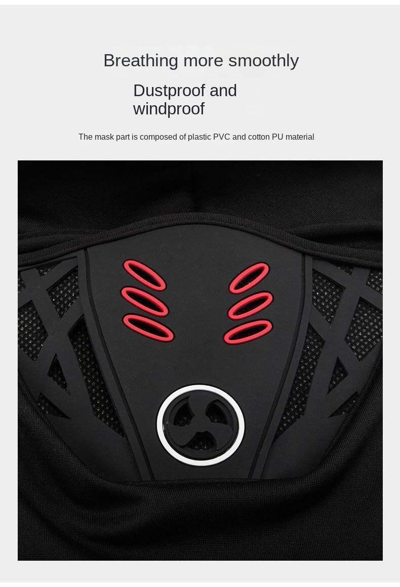 1pcs Winter Rider Warm Anti-Haze Balaclava Full Face Mask for Motorcycle Riding Cycling Ski Hood Cap Windproof Soft Outdoor Warm Bike Headwear