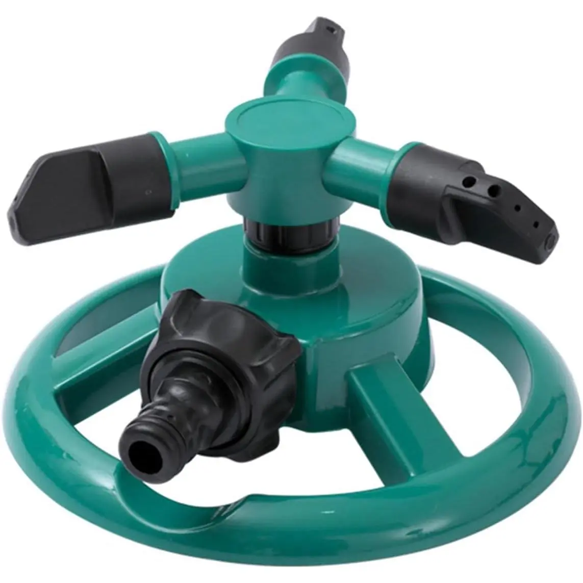 360 °     Round Base Lawn Sprinkler - Adjustable Rotating Sprinkler Yard, Garden Irrigation with Water-Efficient Spray Patterns ​