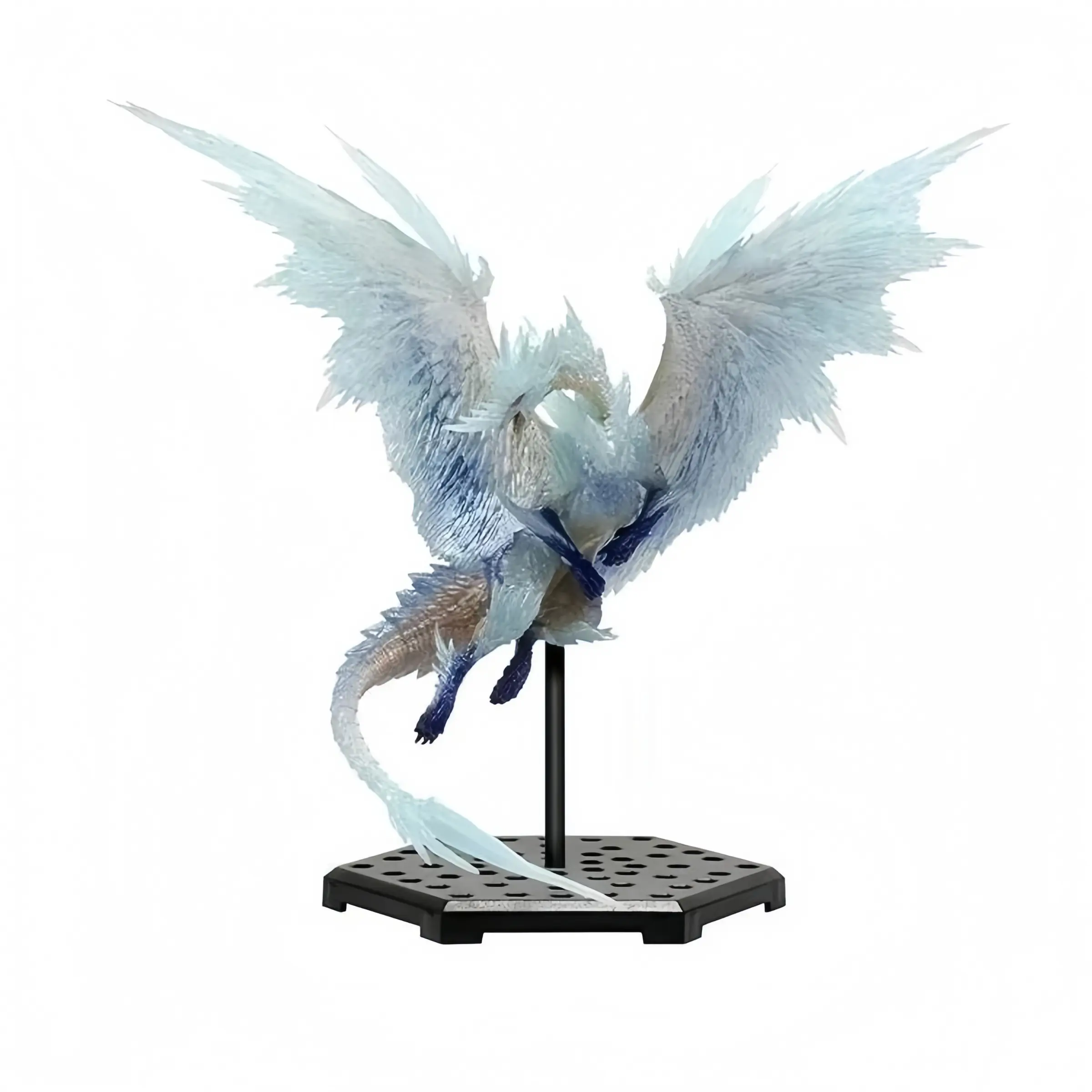 Anime Game Fan Silver Color Dragon Figure, Desktop Decor Model, Office Home Decoration, Perfect Gift for Friends