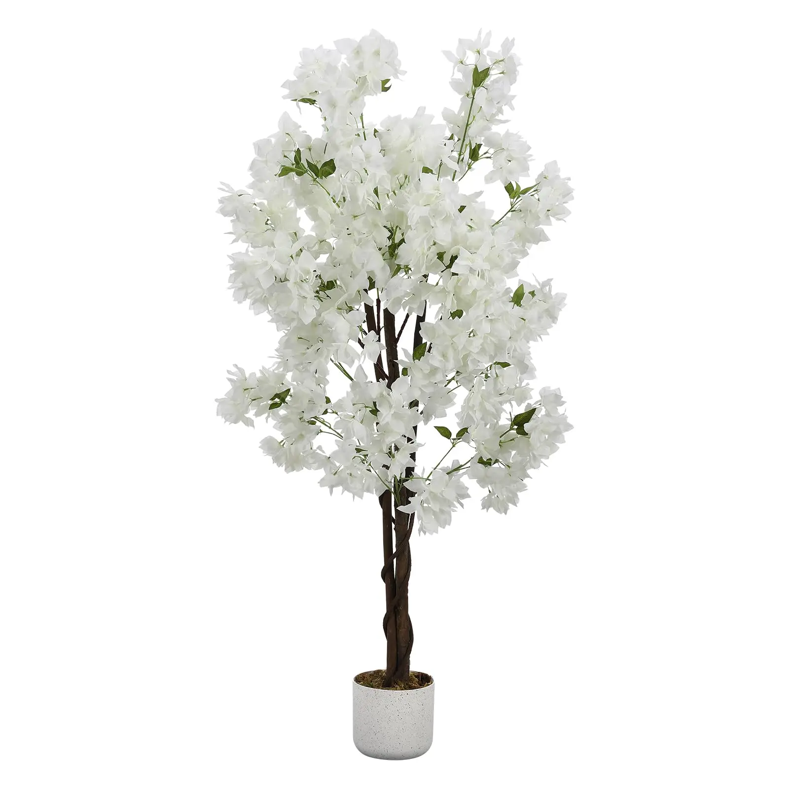 Realistic Artificial Cherry Blossom Tree in Pot – Lifelike Faux Floral Decor for Home, Office, Wedding – Indoor Outdoor