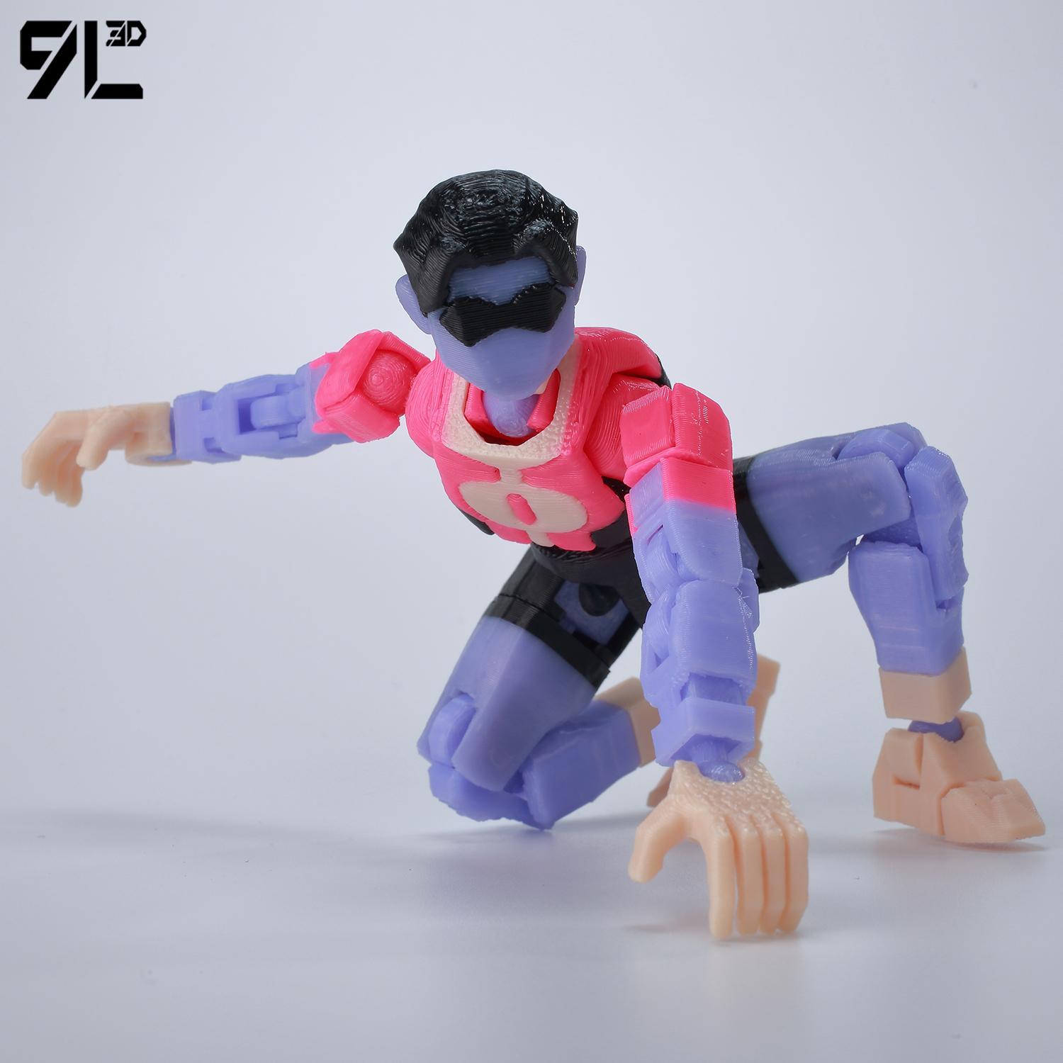 ​9L3D Dummy13 Invincible Boy Hero Oliver Figure Lucky13 3D Printed T13 Stress Relief Collectible Action Figure Titan13​popular popular