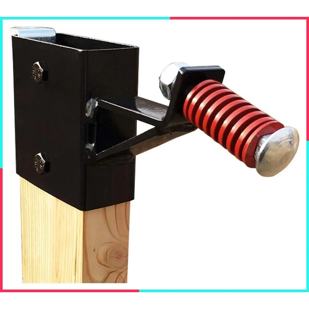 2x4 Target Hanger with Adjustable Height Steel Post, Target Stand Base, AR500 Steel Gong Targets Conversion Adapter