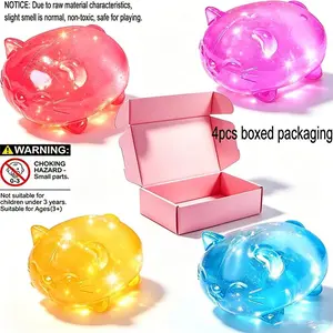 4pcs Soft Toy Set, Cute Cat Mallow Mud Toys, Stress Relief Sensory Balls, Anxiety Reduction Toys for Adults and Kids