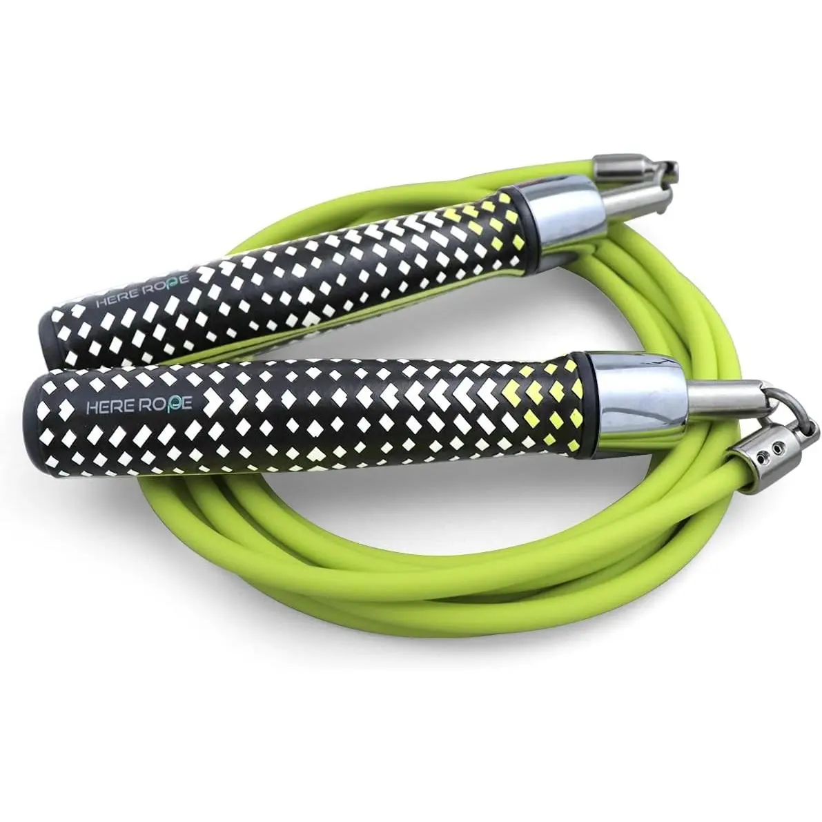 1/4LB Weighted Jump Rope for Speed, Cardio, Boxing & Workout, Skipping Rope with Ball-bearing, Comfortable & Ergonomic Grip, Tangle Free Cable, Jump Ropes for Men Women Fitness