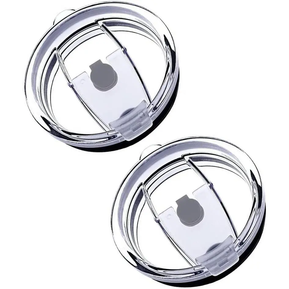 16oz Cups  , Splash Resistant Lid & Straw Friendly | 2 Pack Spill Proof Lid for  16oz Cups, , Dishwasher Safe