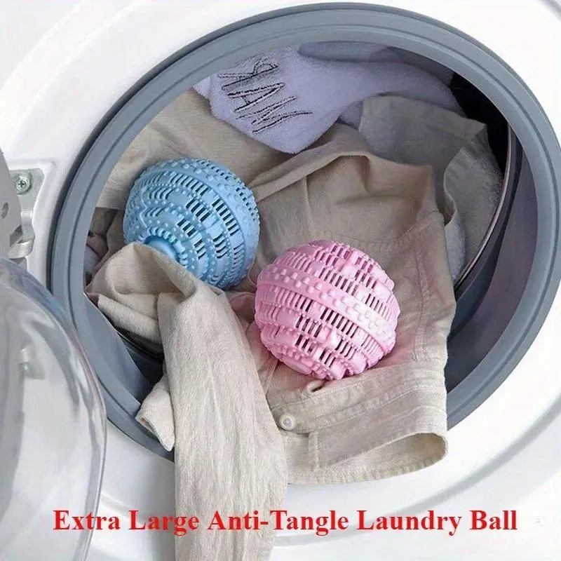 2Pcs/1pc extra large anti-winding washing ball washing machine anti-winding cleaning ball washing and protection ball