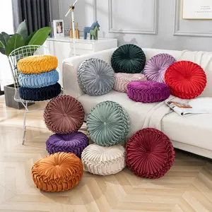 Nordic-style pillow, handmade wheel pillow, pumpkin cushion, headboard cushion, sofa pillow, office chair backrest, waist support