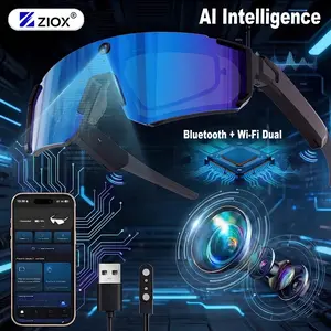 ZIOX AI  Sports Camera  – 2K Video, ChatGPT & Translation, 260mAh Long Battery, HD Calls, Waterproof for Cycling/Skiing/Hiking – Easter Gift  bluetooth
