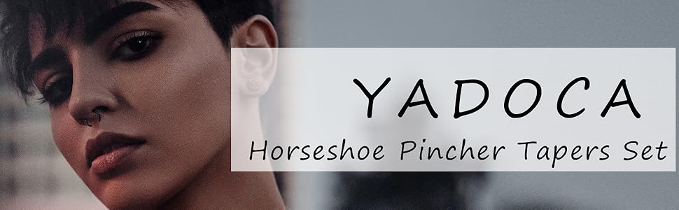 YADOCA 48Pcs Acrylic Septum Stretching Kit 14G 12G 10G 8G 6G 4G Septum Ring C Shape Buffalo Pincher Septum Gauge Kit Piercing Jewelry With Black O-Rings For Stretching Pierced Nose Ear Cartilage YADOCA 48Pcs Acrylic Septum Stretching Kit 14G 12G 10G 8G 6G 4G Septum Ring C Shape Buffalo Pincher Septum Gauge Kit Piercing Jewelry With Black O-Rings For Stretching Pierced Nose Ear Cartilage