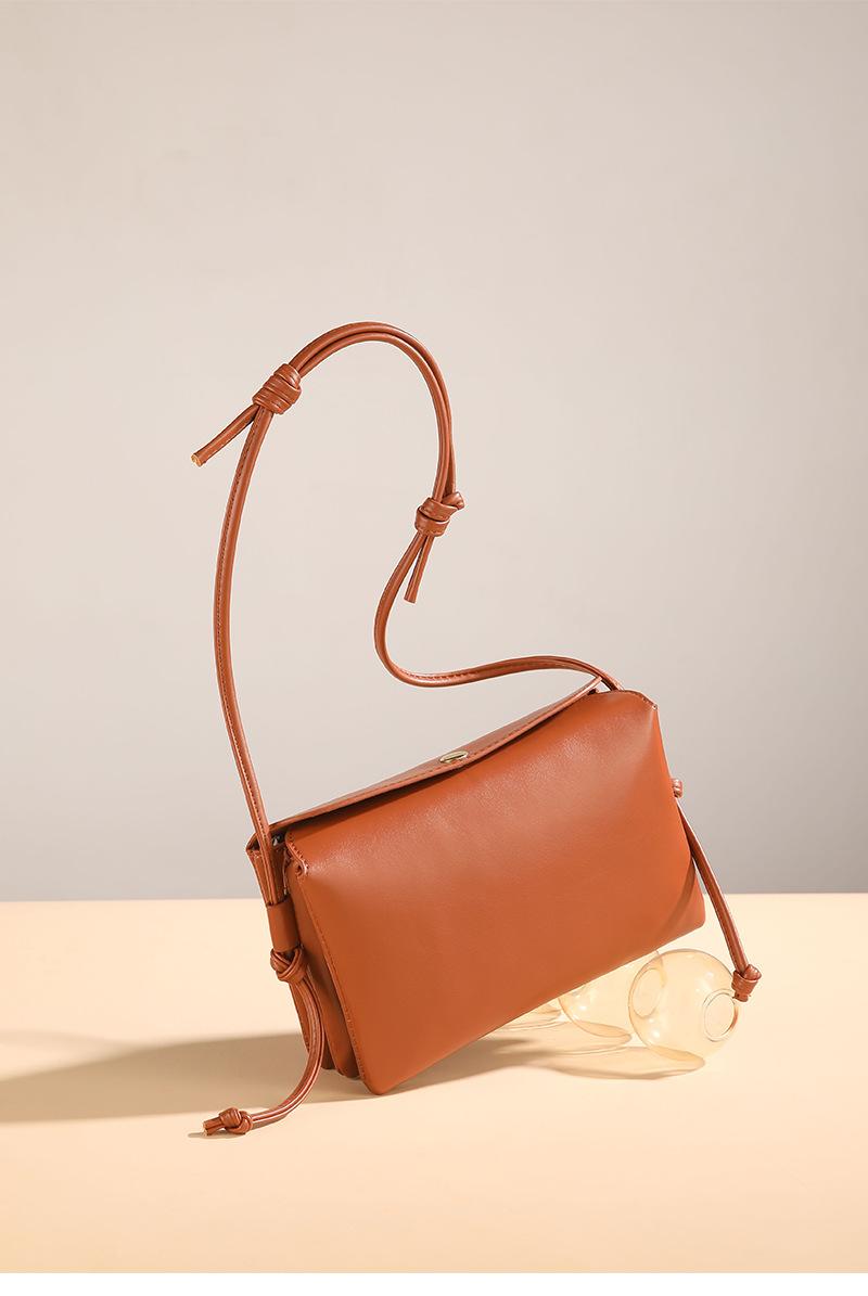 2026 New Crossbody Small Square Bag Niche Simple Double-layer Genuine Leather Small Bag Women's Bag Minimalist Style Commuter Shoulder Bag 2026 New Crossbody Small Square Bag Niche Simple Double-layer Genuine Leather Small Bag Women's Bag Minimalist Style Commuter Shoulder Bag