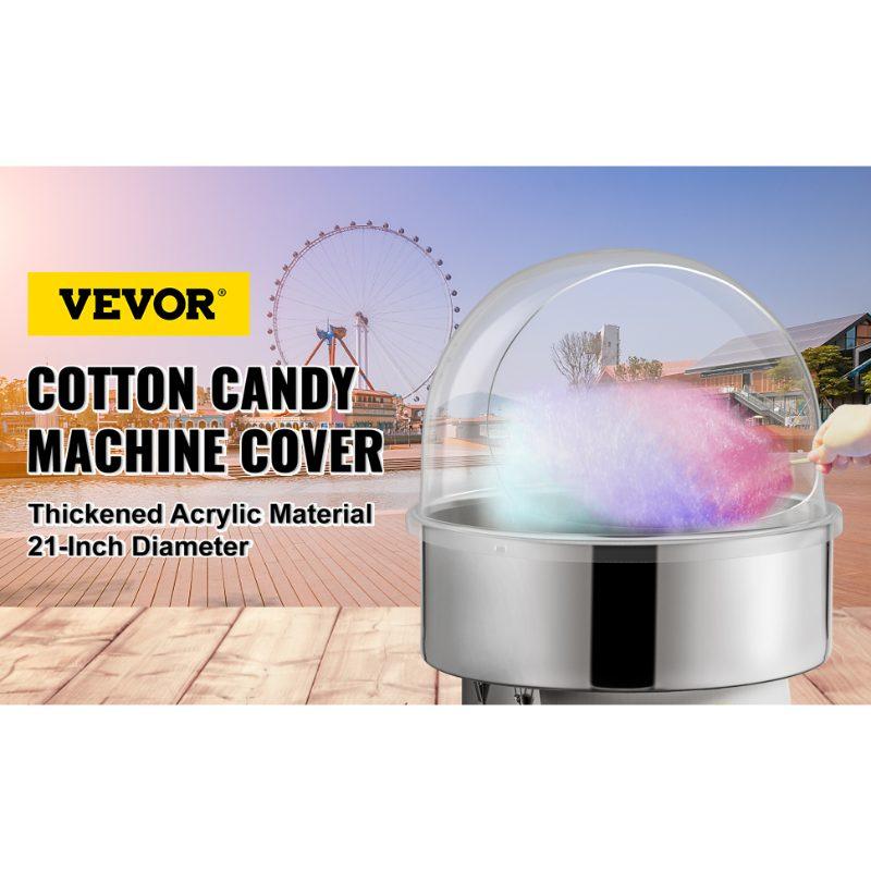 VEVOR 20.5 Diameter Candy Floss Cover for Candy Floss Maker Machine 52cm Dome Shield Cover of Commercial Candyfloss Machine Dome Cover Shield Cover (Cover Only) VEVOR 20.5 Diameter Candy Floss Cover for Candy Floss Maker Machine 52cm Dome Shield Cover of Commercial Candyfloss Machine Dome Cover Shield Cover (Cover Only)