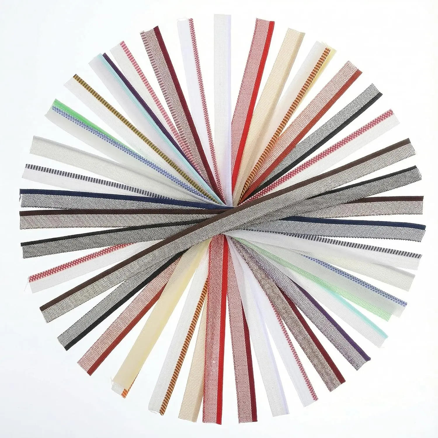 26 Pcs 11.8" Cuttable Cotton Book Binding Headbands, 26 Colors Bookbinding Endbands Kits for Beginners DIY Book Crafts