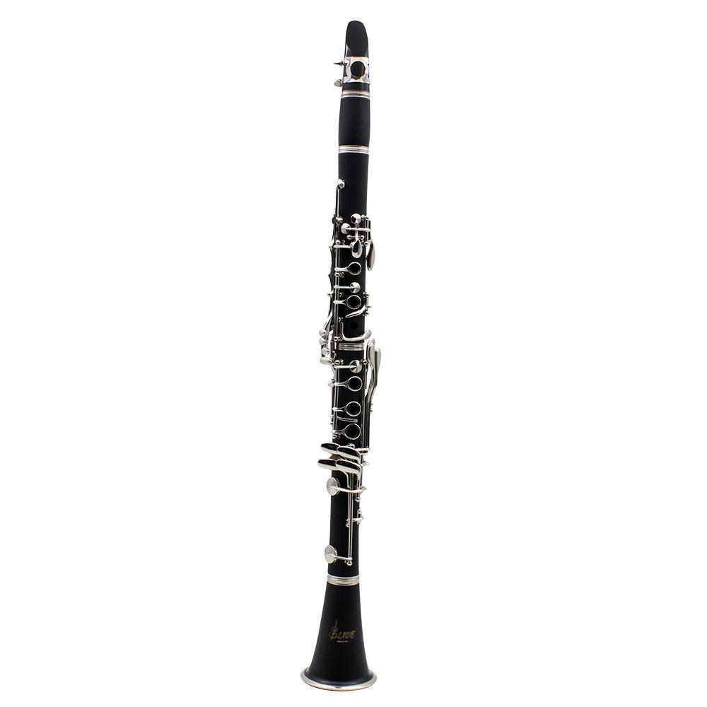 Bb Clarinet, 17 Nickel Keys Bb Clarinet, Woodwind Instrument for Students, Musical Instrument for Beginners, Music Accessories