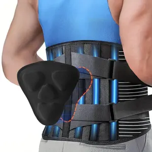 S to 5XL Oversize Unisex Waist Support Belt Robust & Breathable Lower Back Brace Adjustable Lumbar Support Belt for Work Gym Yoga Fitness Exercise Waist Wrap Squat Support Healthcare Tool