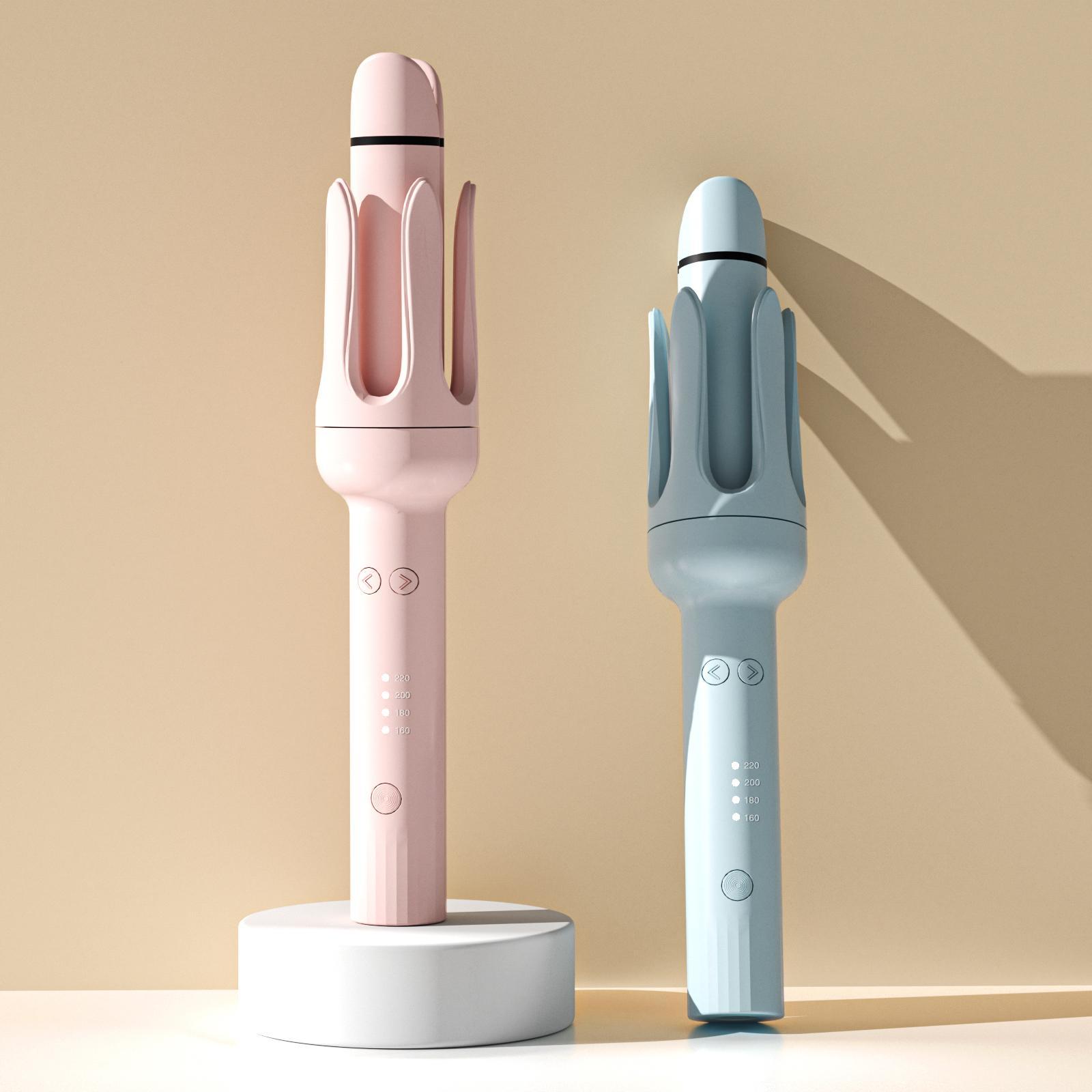 2 in 1 Automatic Curling & Straightening Iron, 1 Count 4 Heat Settings Hair Curler, Fast Heating Hair Styling Tool for Women & Home Use