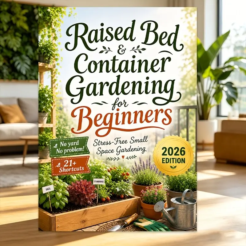 Raised-Bed Gardening for Beginners, Guide to Sustainable Living, DIY Raised Bed Garden Kit, Perfect for Newbies & Eco-Conscious Growers