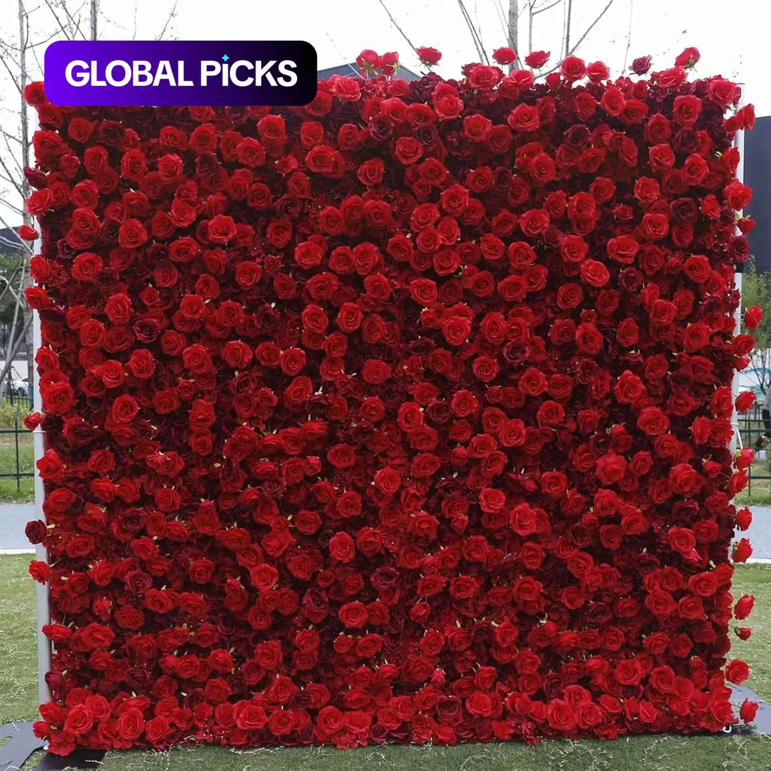 Elegant 5D Silk Wall Panel, Realistic Flower Wall Background, Ideal for Parties, Weddings, Baby Showers, DIY Photography, Decoration Items #GLOBAL PICKS
