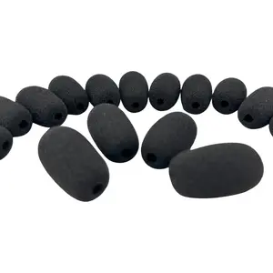 10 Packs of Headset Mic Foam Windscreen Mic Covers Compatible with VXI Blueparrott B250XT B350XT B450XT B550-XT XB650XT C400-XT S450-XT Headphone Microphone Sponge