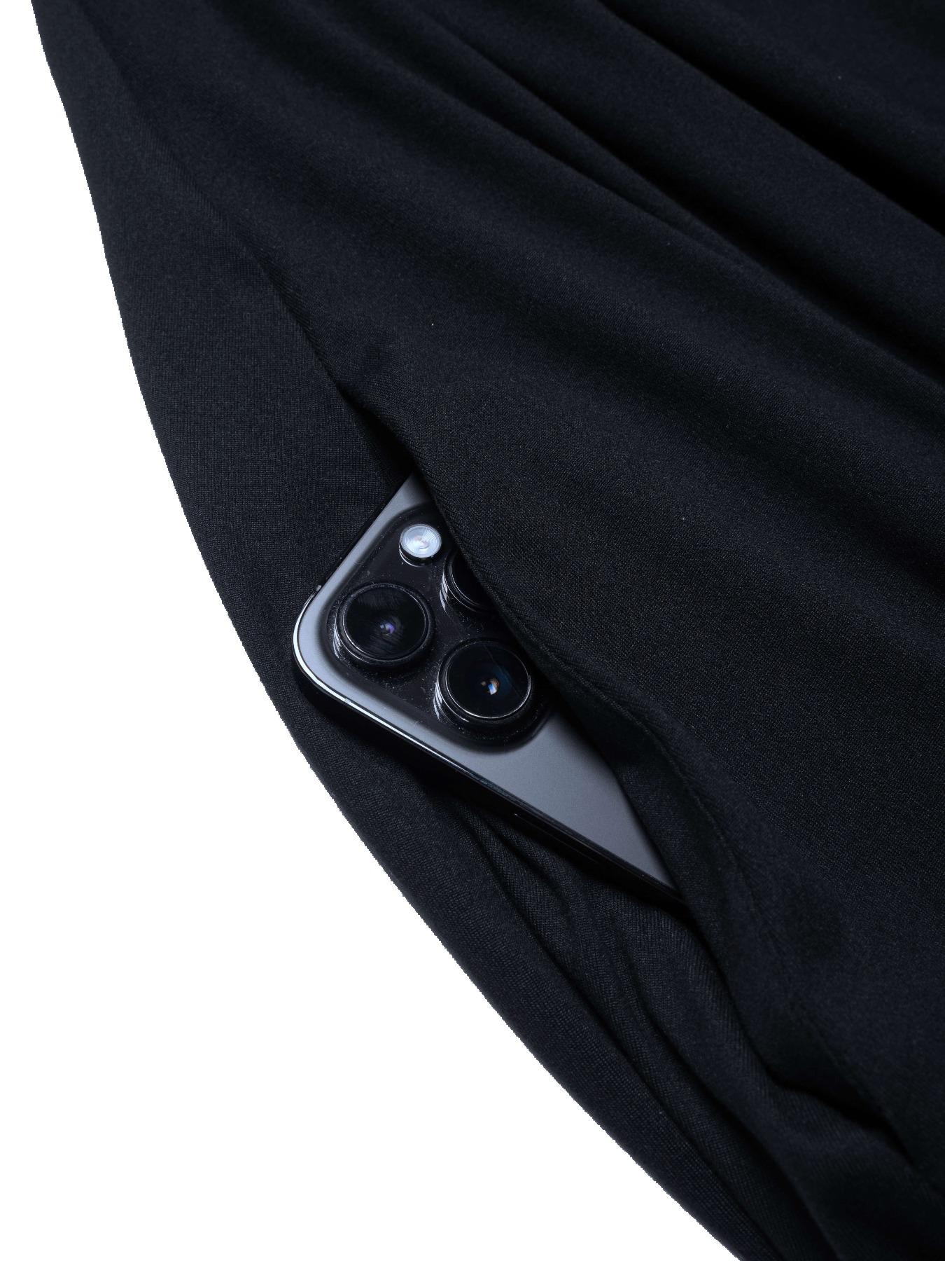 Plus Size T-Shirt Dress with Pockets, Loose-Fitting Short Sleeve Casual Dress for Summer, Comfortable Knit Fabric, Casual Wear