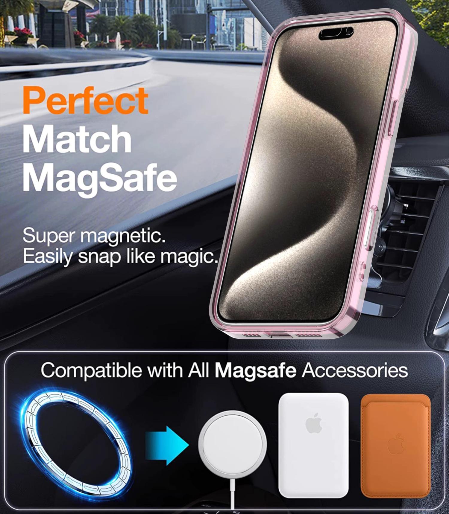 Oceantree For iPhone 17 16 15 14 13 Pro Max Gradient Laser Case Magnetic Camera Stand Cover Translucent Matte Case  Mag Safe with Camera Lens Glass Protective Cover Aluminium Protection Shockproof Wireless Colorful Protector #MothersDayGift#SummerVibes
