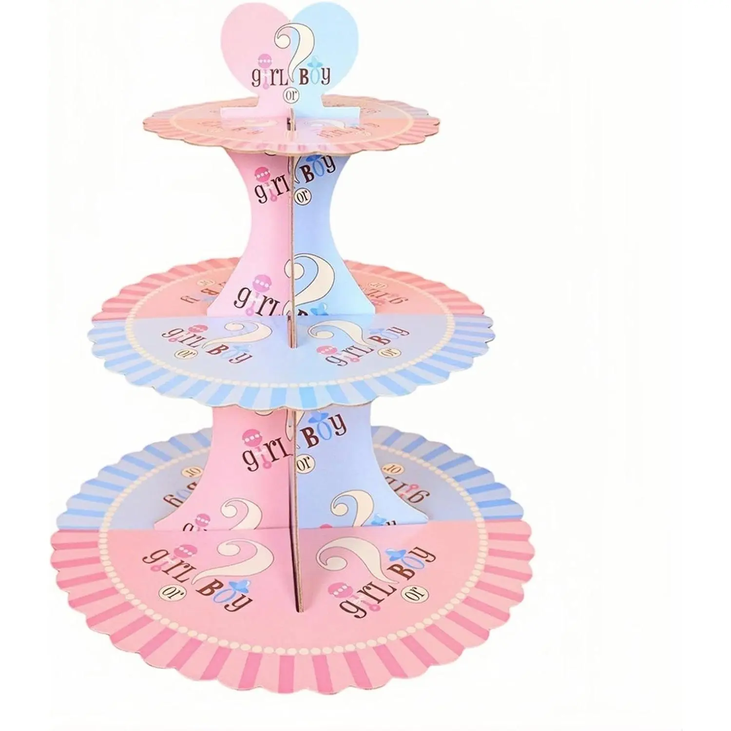 Cupcake Display Stand, Dessert Tower, Cake and Pastry Holder (  Blue)