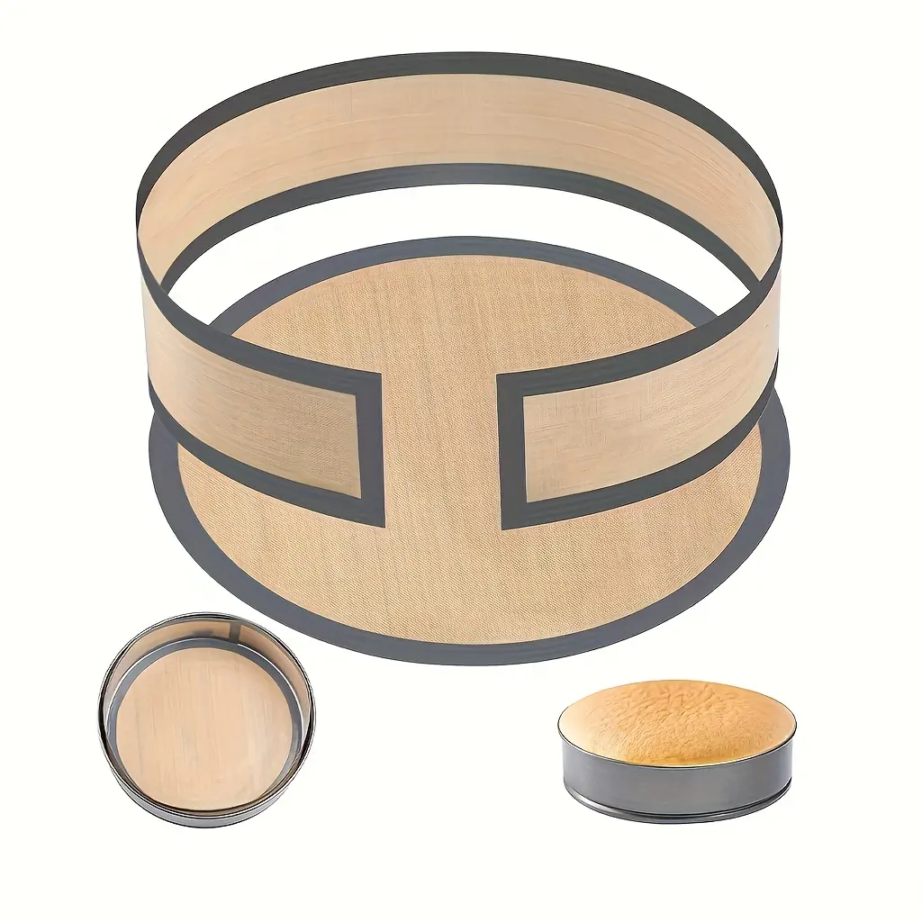 2pcs Silicone Baking Mats, Springform Pan Protectors, Reusable Non-Stick Easy Clean Baking Sheets for Cookies, Macarons, Bread, Pastries - Food-Safe Baking Dish for Easter, Thanksgiving, St. Patrick'S Day, Baking Accessories, Silicone Baking Mat Set