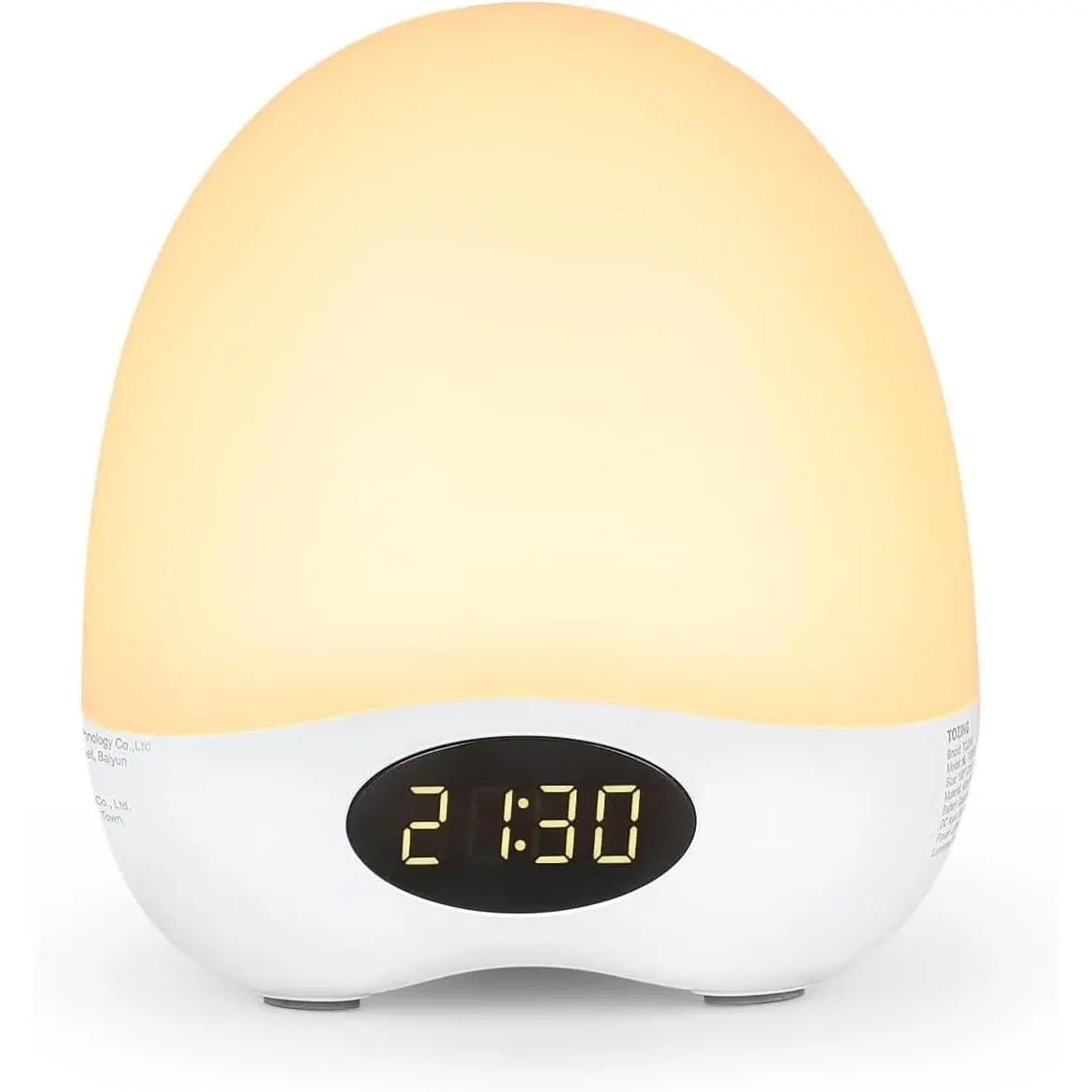 Cute Egg Nursery Night Light, Handheld Portable Rechargeable Baby Lamp for Newborns & 4 and Up, Touch Control, RGB Color Changing, Dimmable Breastfeeding Light with Timer & 24-Hour Display