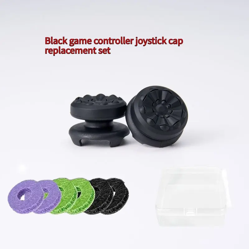 6-Piece Silicone Aim Assist Rings and Two Performance Joysticks, Compatible with Ps4/ps5, Xbox, Switch Pro, Enhance Control Precision