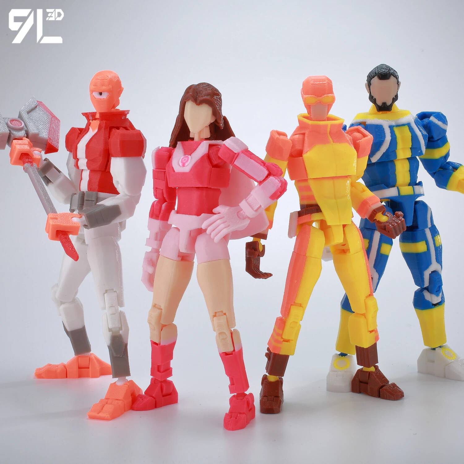 9L3D Multi-Joint Articulated Figure Dummy13 Jujutsu Kaisen Kenjaku Brain Entity Satoru Gojo Lucky13 Desktop Display Figure Model 9L3D Multi-Joint Articulated Figure Dummy13 Jujutsu Kaisen Kenjaku Brain Entity Satoru Gojo Lucky13 Desktop Display Figure Model