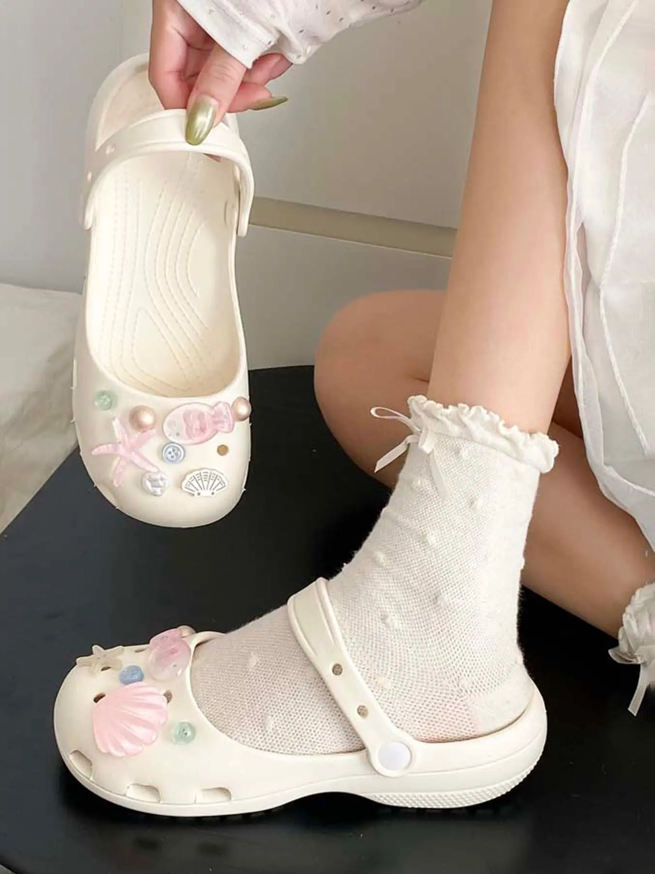 2026 New Korean Style Comfortable Mary Jane Sandals, Women's Open Toe Slippers for Beach, Home, Casual Wear, Lightweight and Stylish