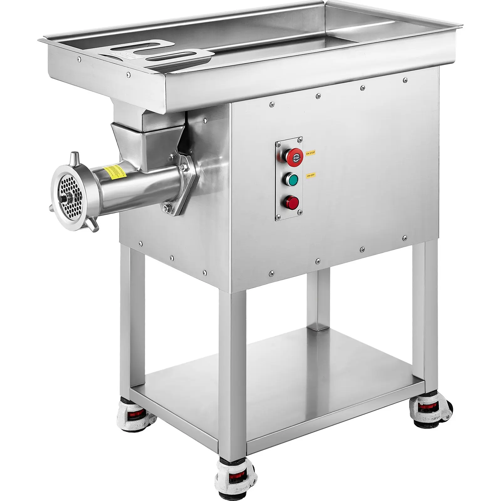 【DealsForYouDays】VEVOR Meat Grinder, 22 Lbs/Min Capacity Electric Meat Grinders w/ Blade, Grinding Plate, Sausage Maker, Stainless Steel Commercial Meat Mincer for Kitchen Restaurant Butcher Store