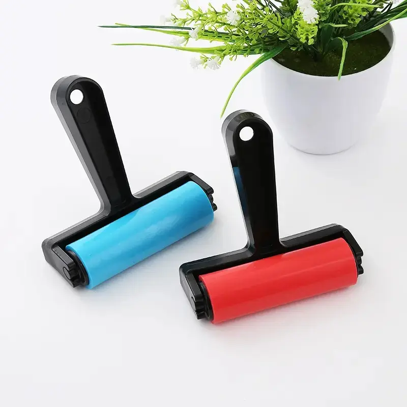 2Pcs Diamond Painting Roller, Plastic Rubber Drill Press Roller, Smooth Pressing Tool for DIY Diamond Art Projects
