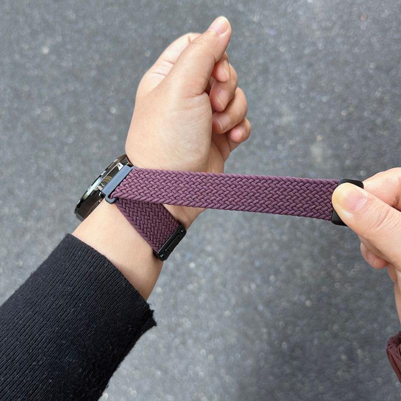 Suitable for Huawei Nylon Magnetic Buckle Elastic Woven Strap watch3Pro Honor