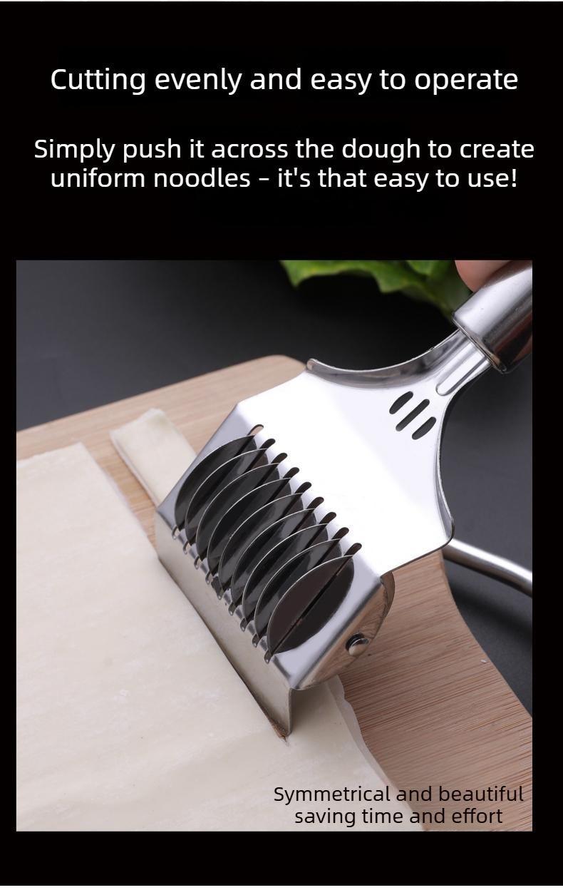 2PCSManual noodle cutter, noodle maker, stainless steel manual household noodle press, vegetable and meat cutter, new type of noodle making machine.