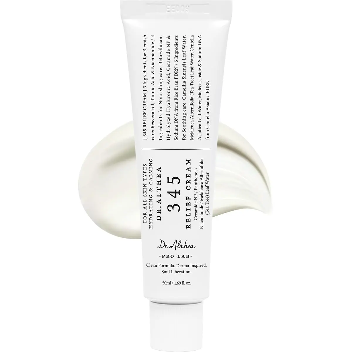 Daily Face Moisturizer, Blemish Relief Care, Soothing Recovery & Moisture, Korean Vegan Skin Care for All Skin Types, 1.69 Fl Oz (Pack of 1) |   PDRN, Hyaluronic Acid for Instant Hydration, Blemish, Post-Acne Vegan Face Moisturizer with Centella