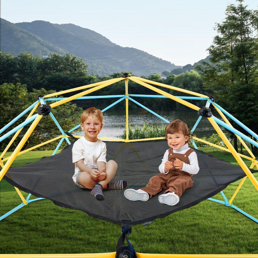 SummerWinsVEVOR Dome Climber Hammock, Climbing Dome Hammock Suitable for 10ft Dome Climbing, Load-Bearing 350 Pounds, Pentagon Jungle Gym Hammock for Outdoor, Accessory for Climbing Dome, (Hammock Only)dealsforyoudays