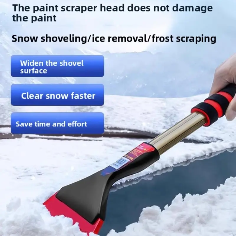 Vehicle-mounted snow shovel, car defroster, winter snow removal tool, ice scraper, automotive snow and ice removal wiper for vehicle windows