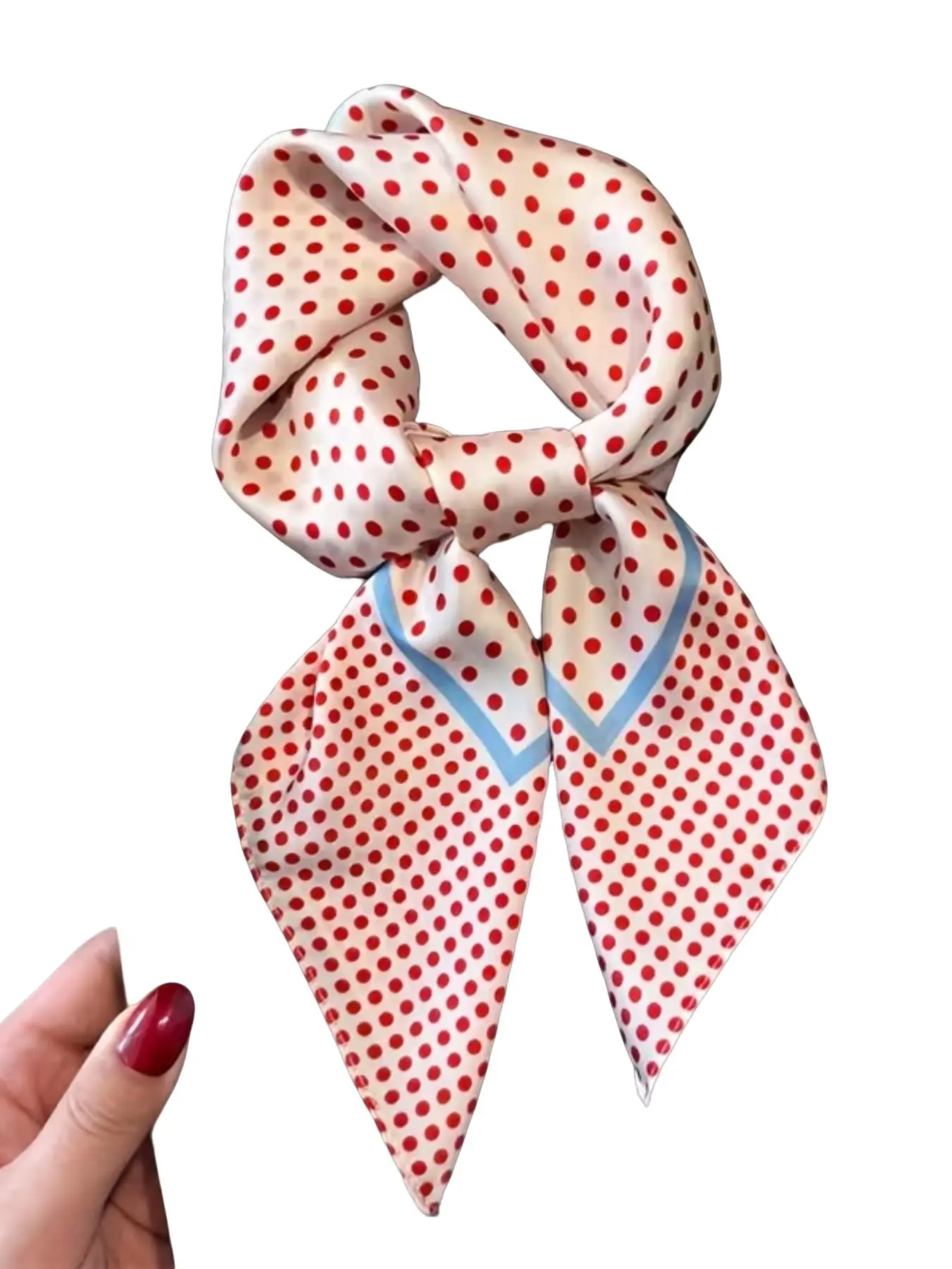 Women's Square Scarf Headband Accessory, Fashion Printed Neck Wrap Scarf, Head Wraps, Perfect for Dresses, Boho Style Hair Band for Women/girls