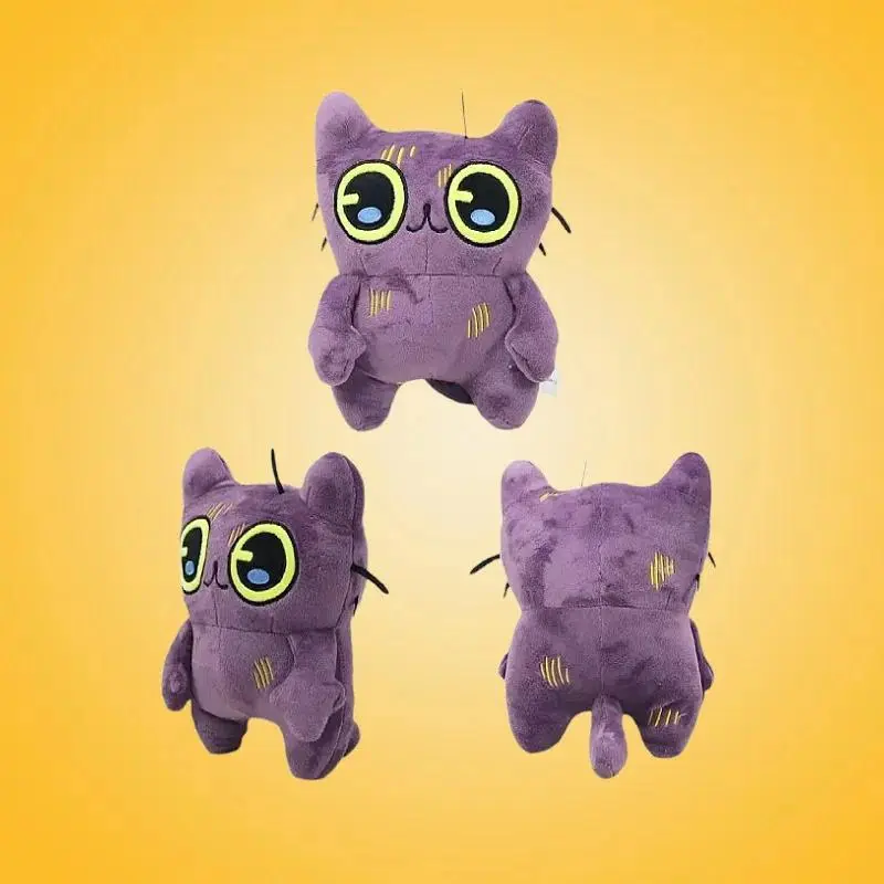 2026 hot item Tostada Plush Game Merch Big Eye Gray Cat Soft Stuffed Doll Cute Plush Toy Gift Collection Christmas