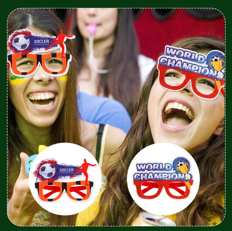 12-Pack Football Glasses Football League Bar Club Party Decoration Props World Cup Fan Supplies